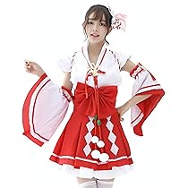 Amazon.co.jp: [Lady Lazy] [レディレイジー] 巫女 コスプレ 巫女服